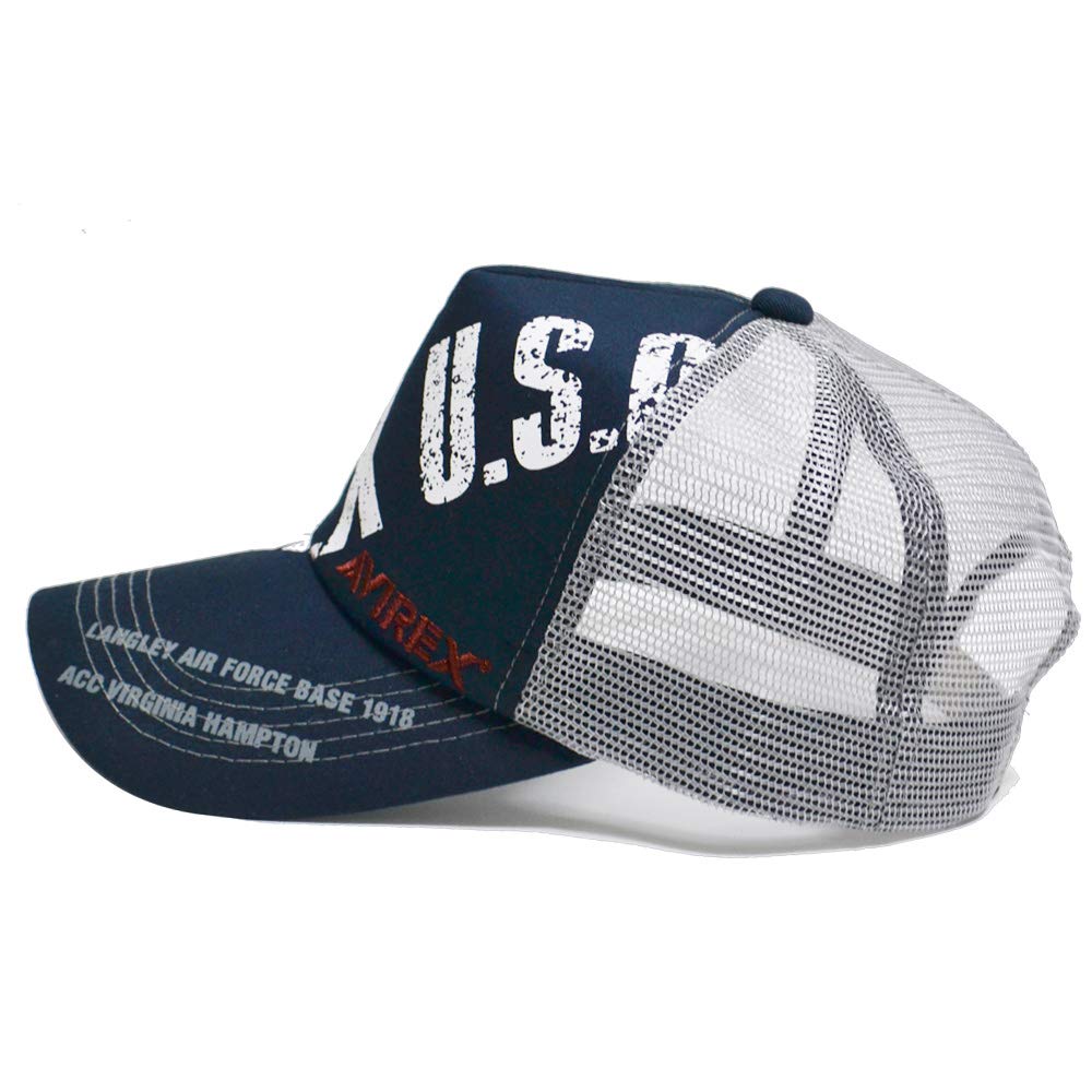 AVIREX Mesh Cap AX3900 with English Logo (Navy)
