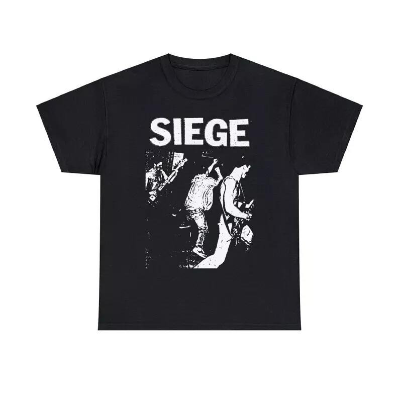 

Siege Harcore Punk T Shirt Grindcore Vintage Crust Dystopia Dropdead Spazz HKFY Unisex T-Shirt S