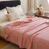 New Cotton Vintage Towel Quilt Office Nap Casual Blanket Multi-functional Solid Color Blanket