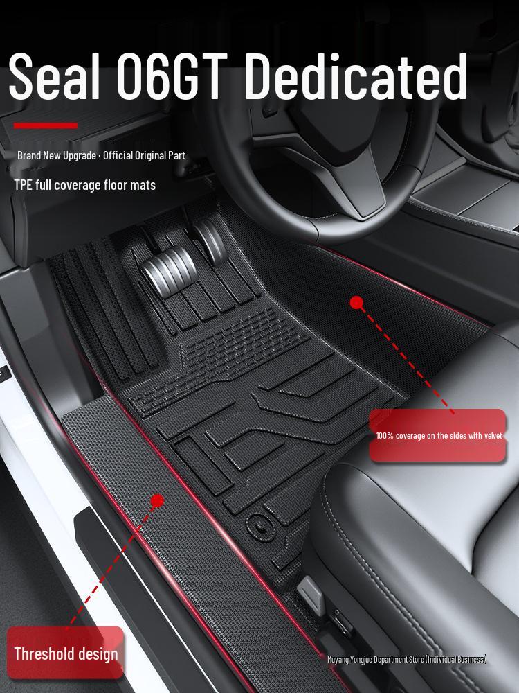 2025 BYD Seal 06 GT TPE Floor Mats - Full Surround Car Interior Accessories
