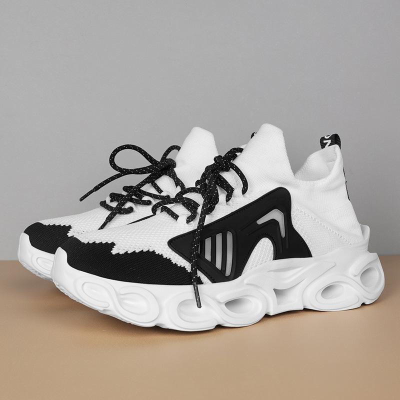 

Носки на платформе, обувь 2025 года, новая весенняя спортивная обувь для активного отдыха, модная повседневная обувь из сетчатой ткани, дышащая, мужская обувь для папы 39