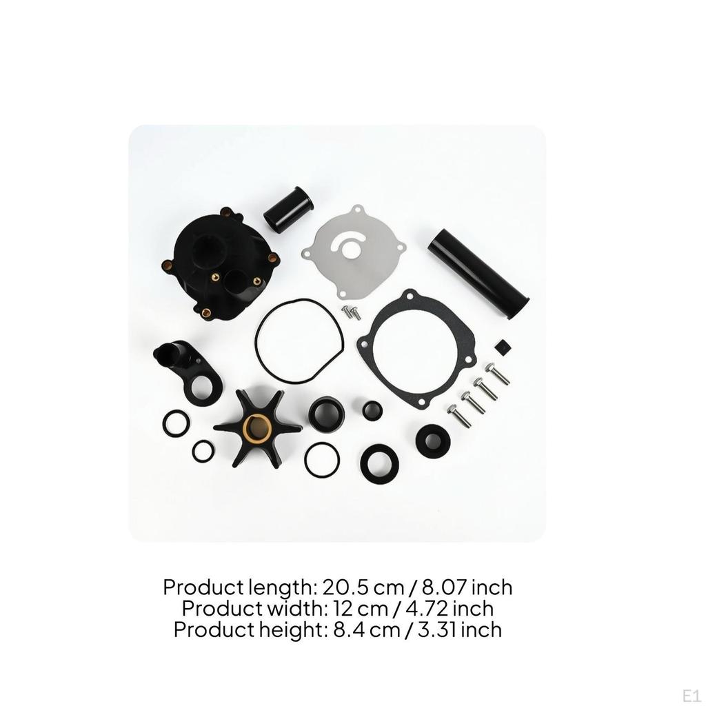 Water Pump Impeller Kit Outboard Marine Repair Replacement for Boat Owners