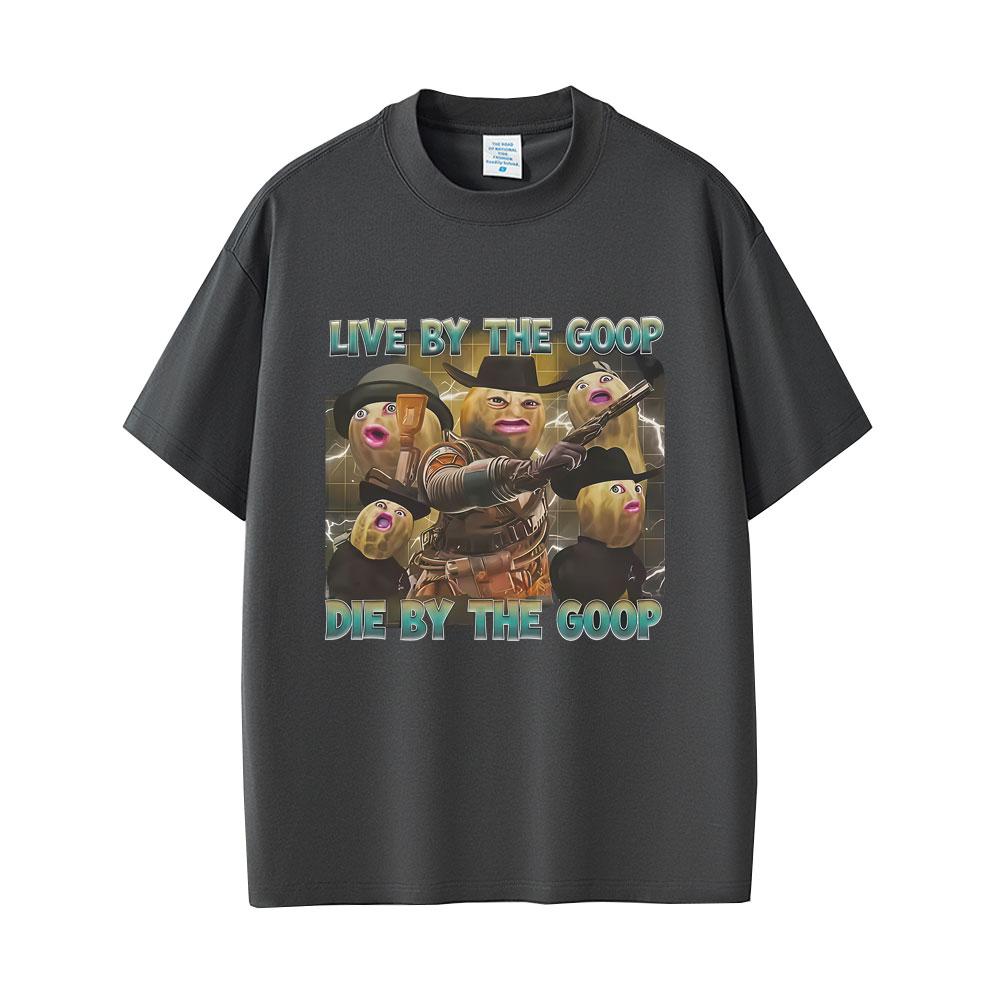 The Burnt Peanut Goop Goop Goop Funny Meme Tshirt Unisex Women Casual Humor T Shirts Unisexs Cotton Oversized Short Sleeve Tshirts