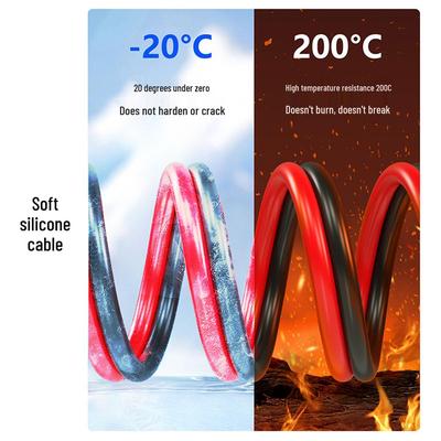 Ultra-Sharp Stainless Steel Needle Test Leads with Silicone Wire for Multimeters
