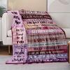 To My Wife Love Blanket Soft Warm Throw Blanket Nap Blanket For Couch Sofa Office Bed Camping Travel Multipurpose Gift Blanket For All Season