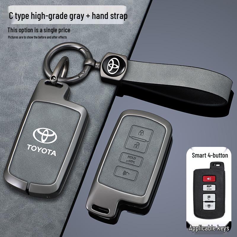 Key Case for 7th Gen Camry, 16-17 Model Land Cruiser, and 17 Model Land Cruiser 4000