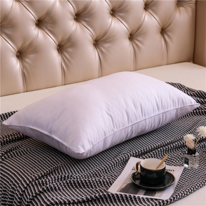 Luxury Buckwheat Neck Support Pillow - Eco-Friendly, All-Cotton Feather Velvet for Hotel & B&B