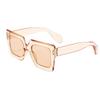 New personalized square sunglasses large frame square versatile European and American street shooting oversized frame women's party sunglasses