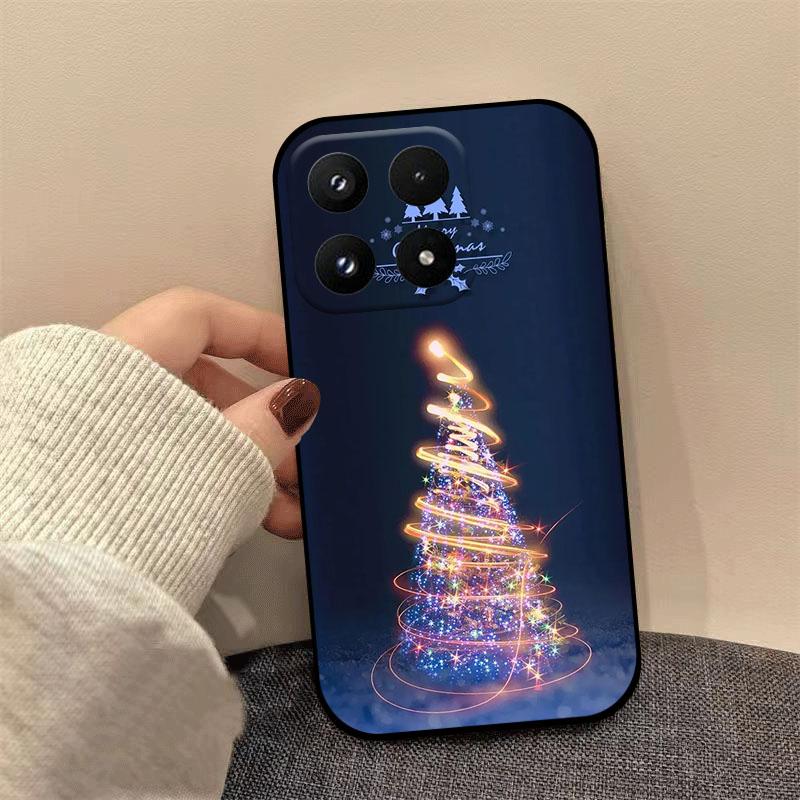 Christmas Silicone Case For Xiaomi 17 Pro Max 15 14 13 Ultra Pro 13Lite Cover Soft TPU Shockproof Protective Shell Fundas Coque