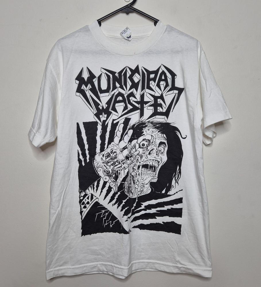 Municipal Waste TShirt Tee Size M American Crossover Thrash Band Music AAA Unisex T-Shirt XXL