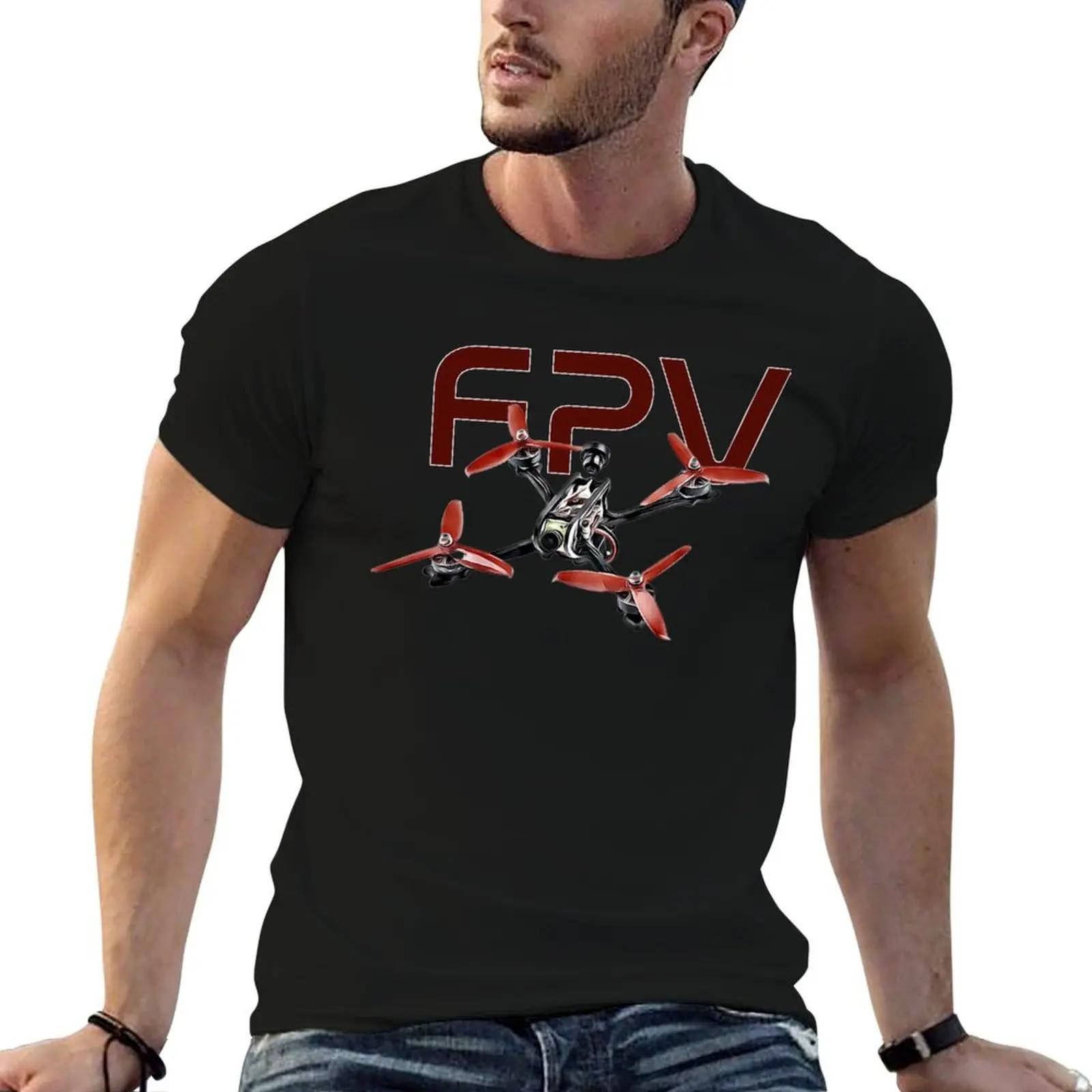 

An FPV drone racing or drone racer pilot T-Shirt shirts graphic anime clothes graphic tee shirt sweat oversized t shirts for men 4XL