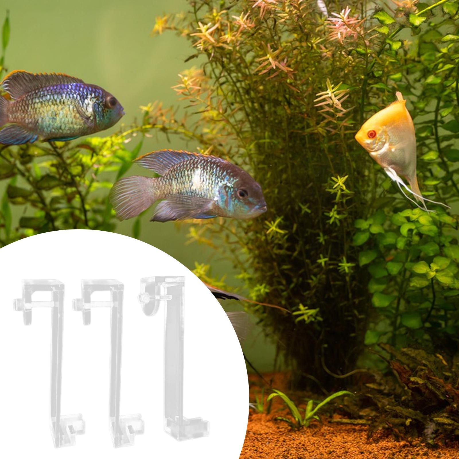 

Аксессуары для аквариума Декор с кронштейнами Прозрачный Офис DIY Креативные Настольные Приспособления Принадлежности Легко 3 Brackets