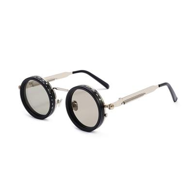 Adjustable Sunglasses UV400 TAC Polarized Lenses UV Protection Rotating Brightness Metal Frame Driving Cycling Glare Reduction Fishing [FEISEDY] Men's