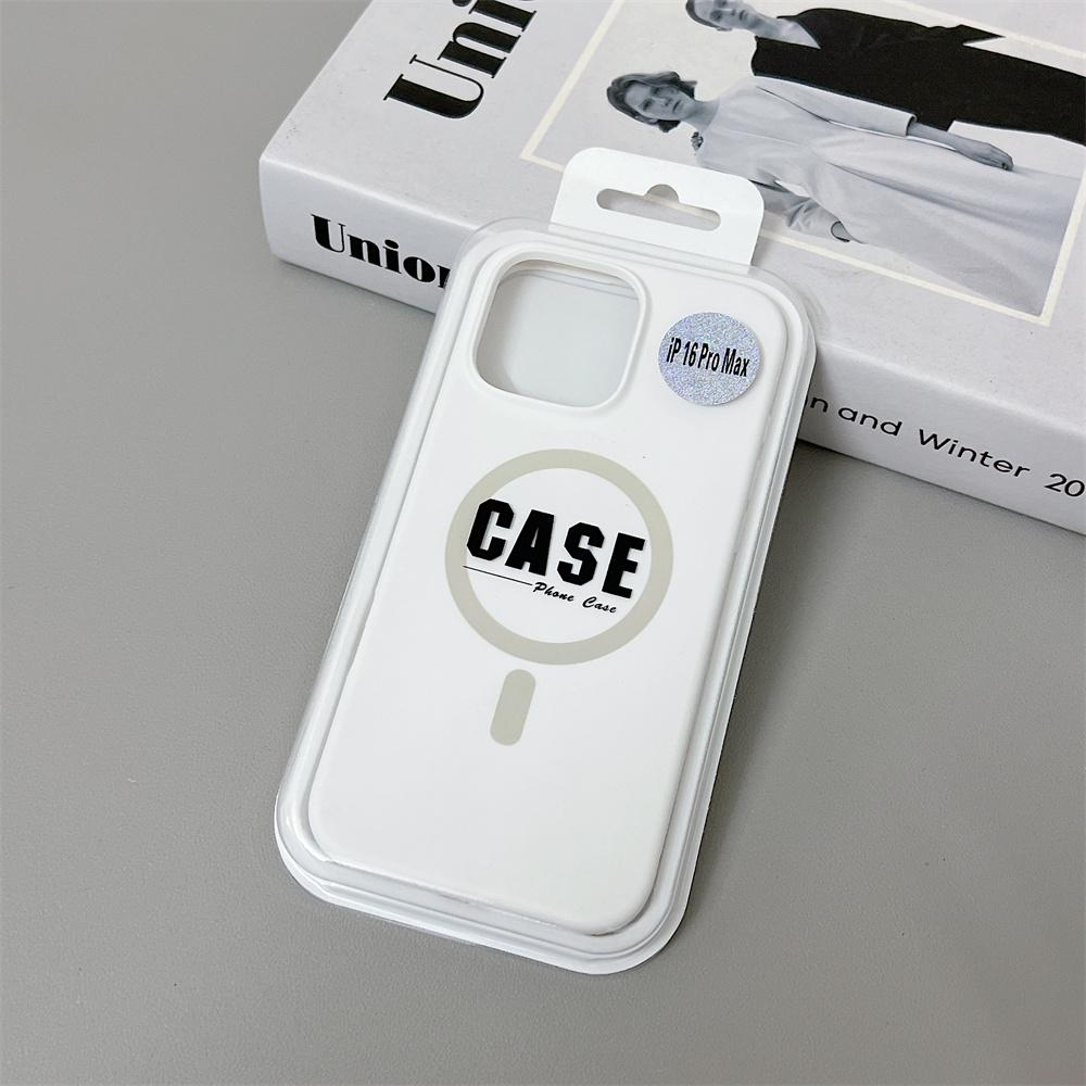 Official Same Original Liquid Silicone Phone Case for iPhone 16 15 14 13 12 Pro Max Magsafe Wireless Charging Magnetic Cover
