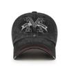 Zhen Yueqi Washed Big M Embroidery Baseball Cap