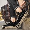 Fashion Men Shoes Trend Men Sneakers Suede Leather Slip on Men Loafers 2025 New Comfortable Platform Working Shoes Zapatillas Informales