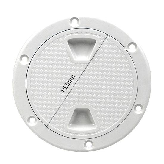 4/6/8 Inch Round Deck Cover Non-Slip Deck Plate for Marine Boat Kayak Canoe