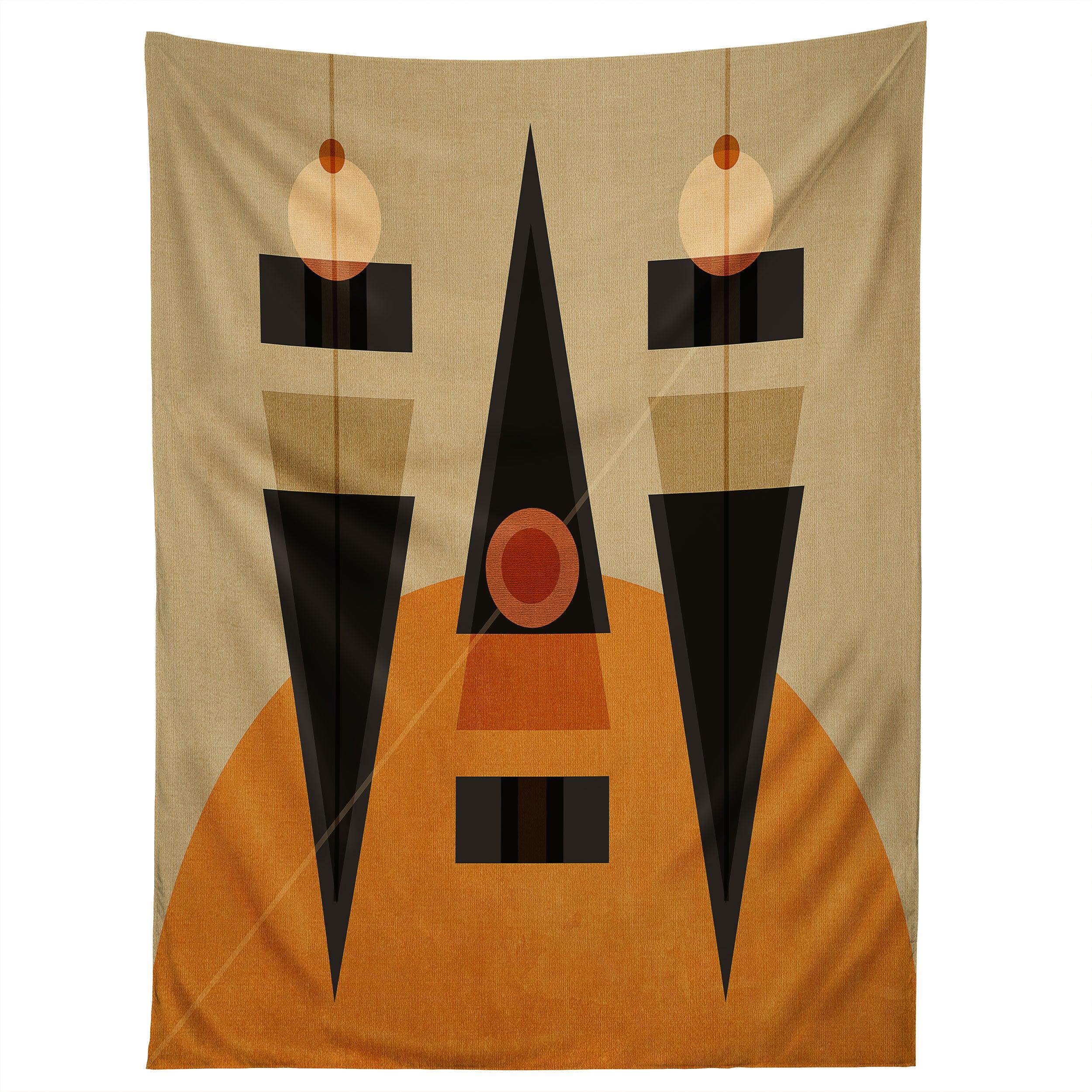GEOMETRIC ABSTRACT 1 tapestry 75x100