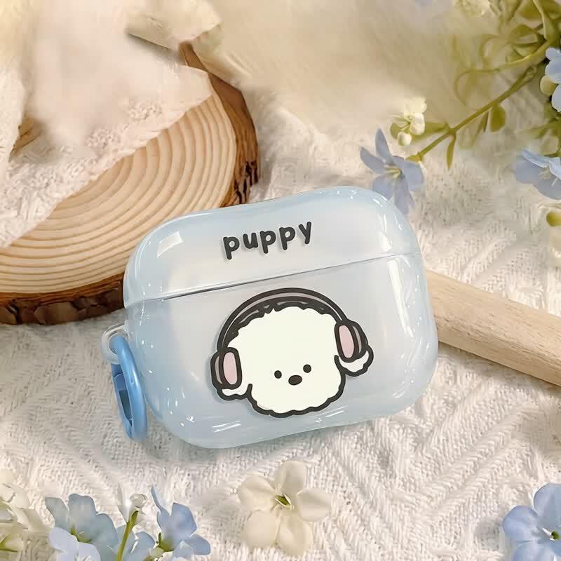 AirPods 4 Cute Dog Design TPU Protective Case
