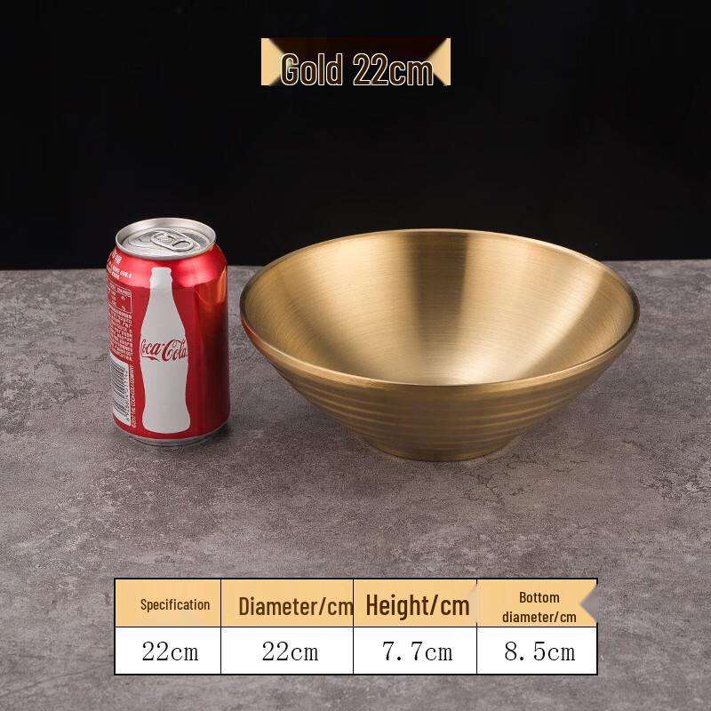 Wuhe 304 Stainless Steel Double-Layer Insulated Serving Bowl