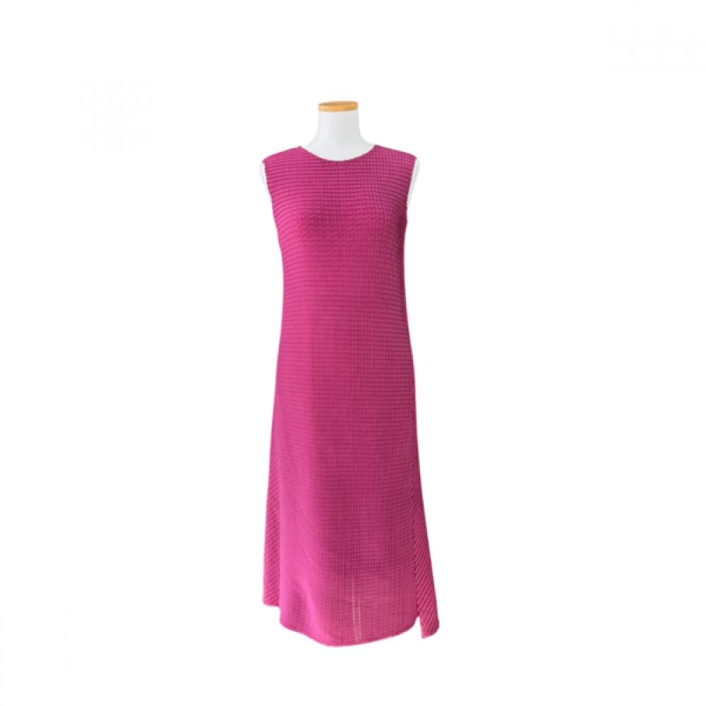 

Diagonal Pleated Unbalanced Dress Lssop006 Single option