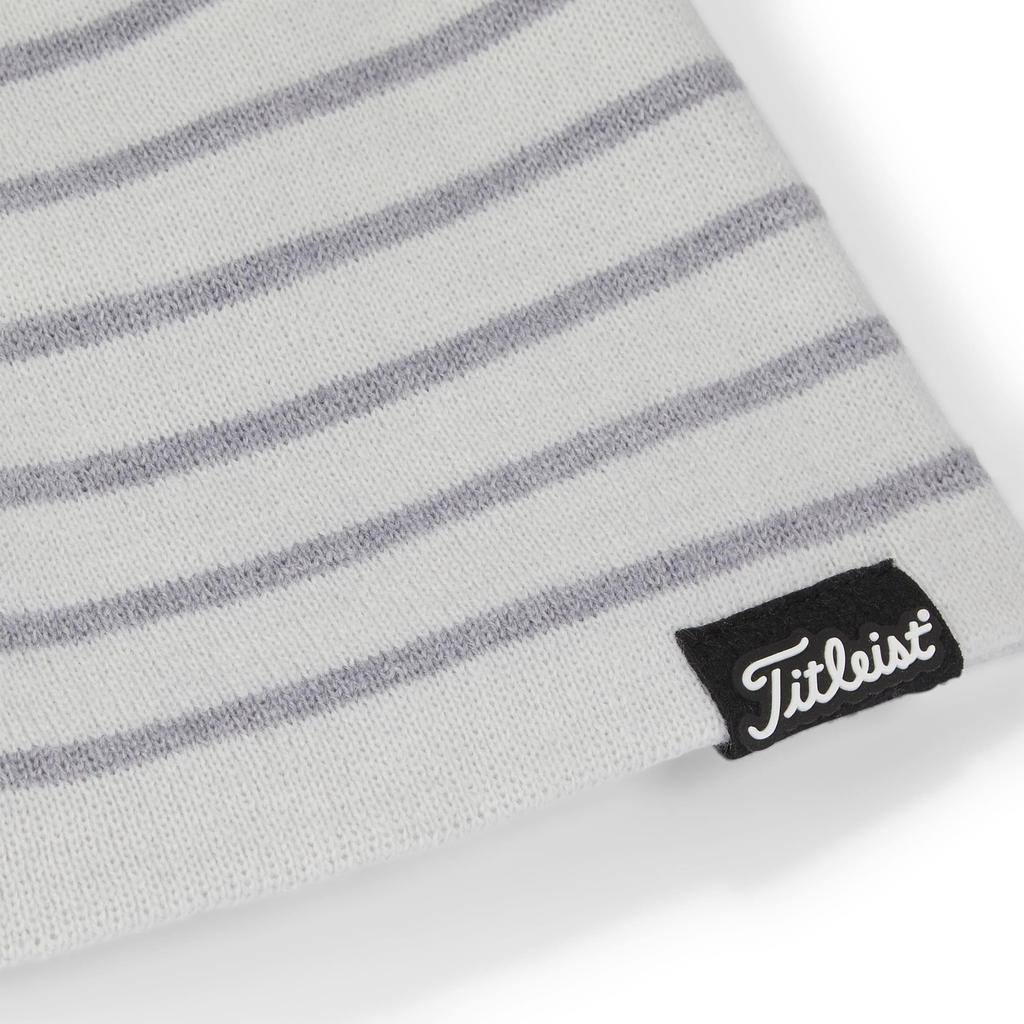 Titleist Player's Reversible Beanie, Heather White x Heather Gray, TH23PB-10G