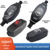 Waterproof 308 Inline Switch with Light, Double Button, Dustproof, 2-Position Outdoor Rocker Switch.