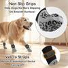 4pcs Dog Paw Protectors Anti-Slip Boots with Traction, Adjustable Pet Socks for Injured Paws, Senior Dogs & Weak Paw Dogs