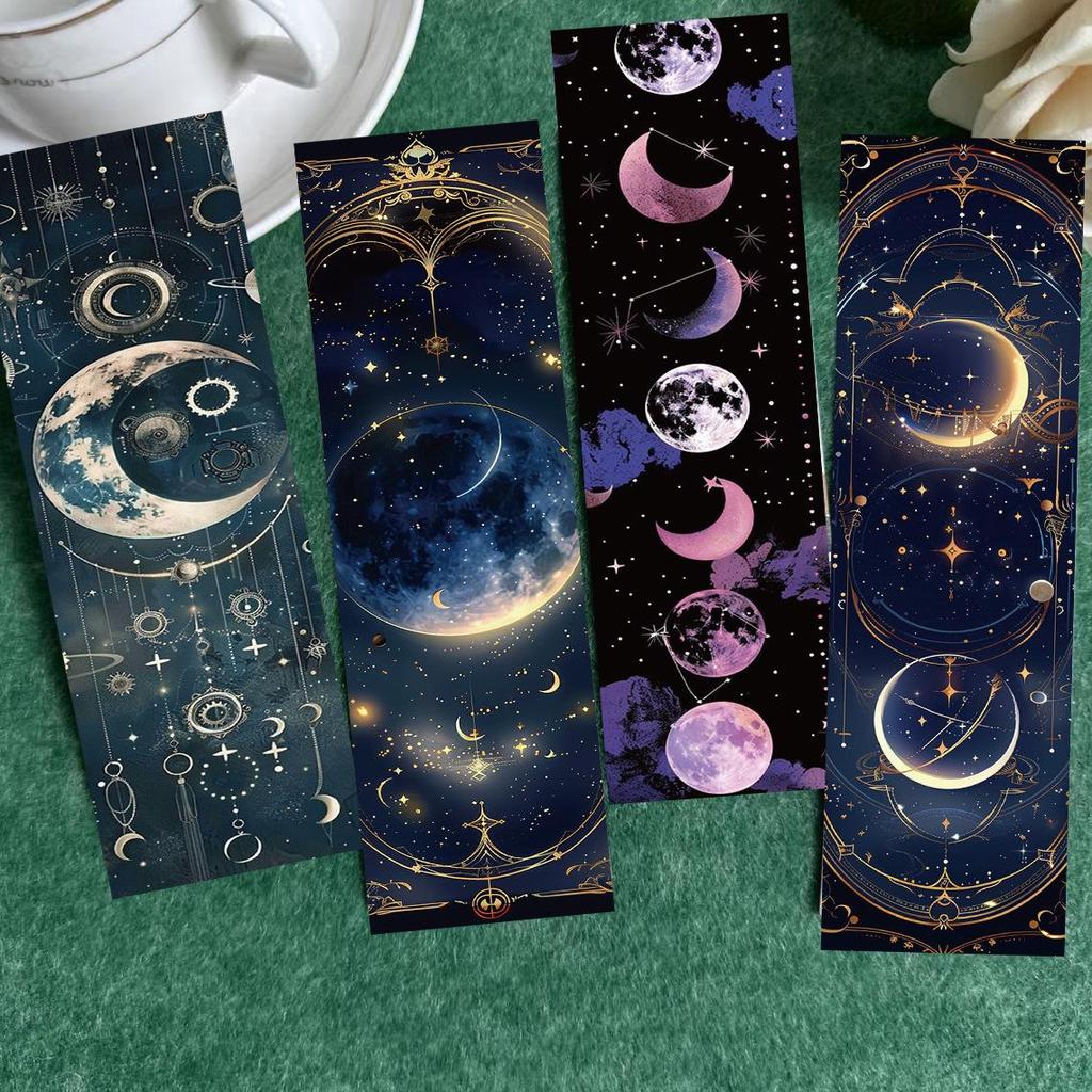 30ks tarotových tajných záložek Sada vitráže Mýtus Design Papír Memo Book Mark Page Marker Jedinečný dárek ke čtení