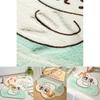 Plush Bathroom Mat With Excellent Water Absorption And Non-slip Bottom
