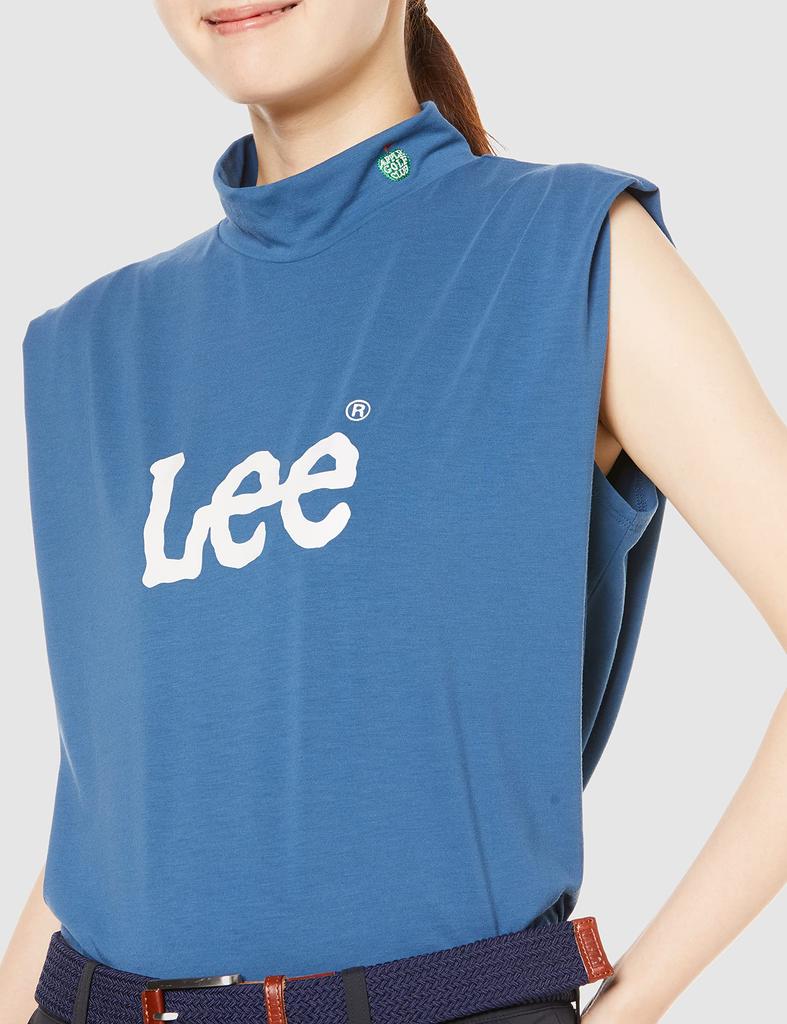 Lee Official Sleeveless Mockneck Size XS Tee, Women's, Blue,
