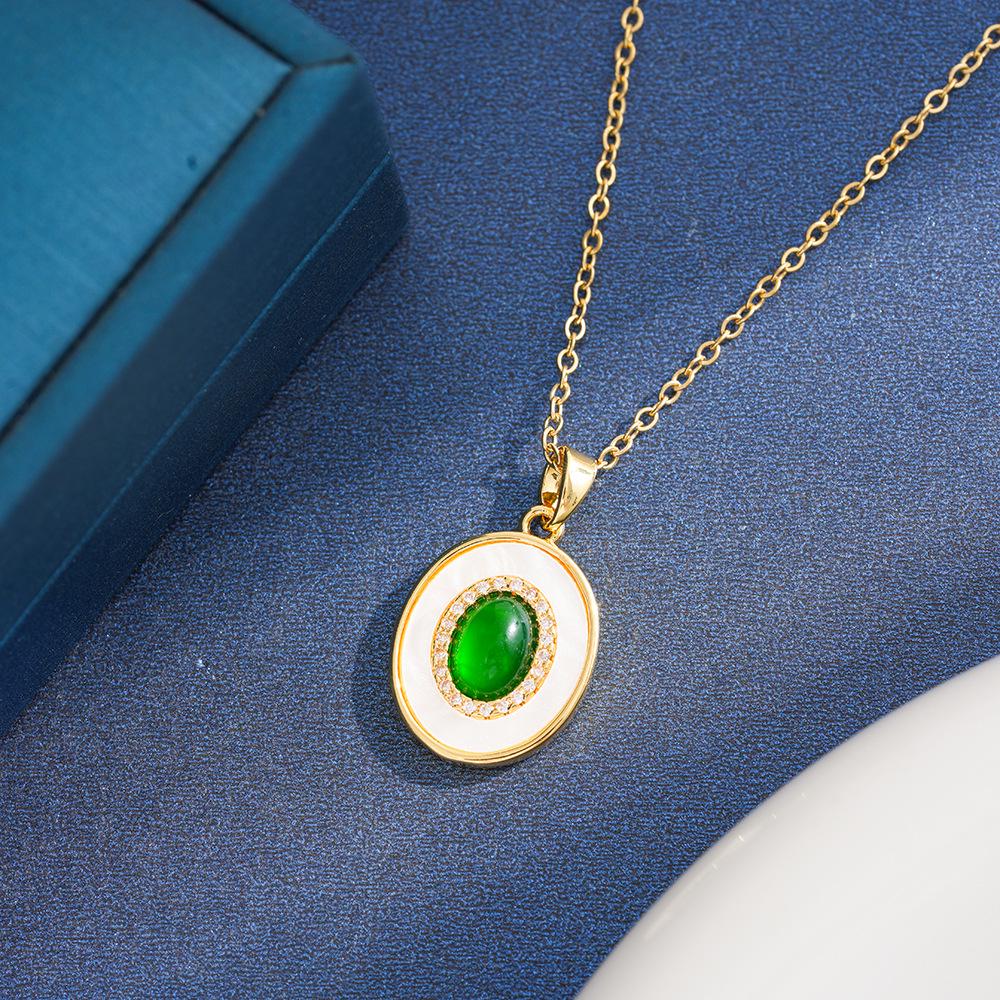 2026 Elegant European  American Style Niche Christmas Pendant Necklace