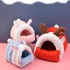 Small Animal Warm House Cozy Cave Hamster Guinea Pig Bed House Cage Accessories