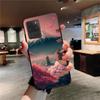 Japanese Aesthetic Mount Fuji Landscape Phone Case For Samsung S 9 10 20 21 22 23 30 23plus lite Ultra FE S10lite Fundas