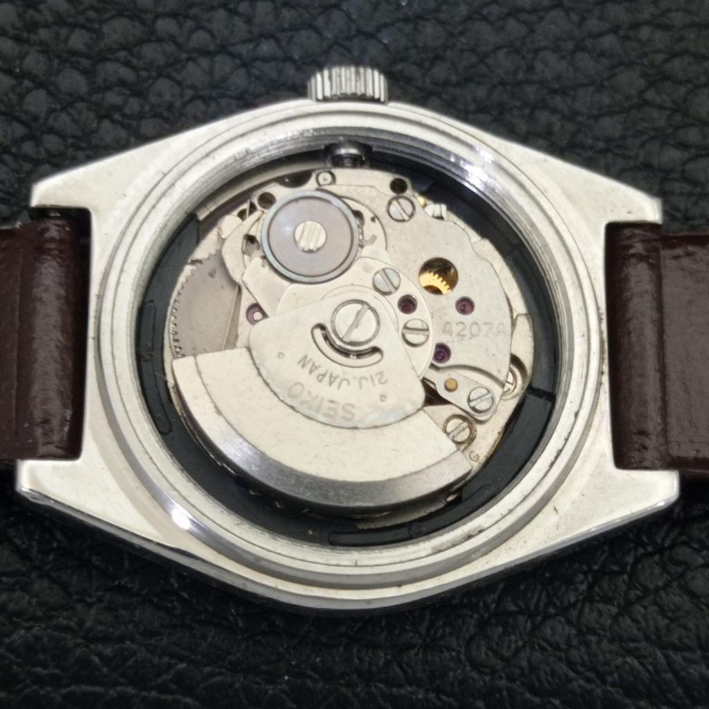 SEIKO 5 AUTOMATIC VINTAGE 4207A JAPAN WOMENS ORIGINAL DIAL WATCH a704242-1 R213i-a704242