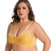 Plus Size Women Ultra Thin Breathable Sexy Lace Memory Wire Cotton Free Adjustable Underwear