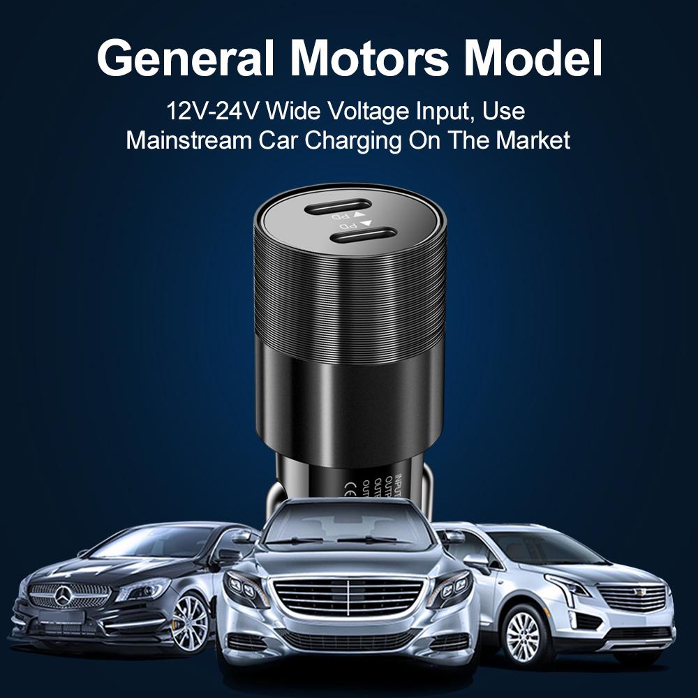PD 40W USB Car Charger Quick Charge 3.0 Type C Fast Charging Car Adapters for IPhone Xiaomi Samsung Mobile Phone Charger In Car