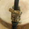 Ratte Reisender Messing Messer Perlen Tier Maus EDC DIY Paracord Gewebte Armbänder Lanyard Schlüsselanhänger Anhänger Zubehör Outdoor Werkzeug Anhänger
