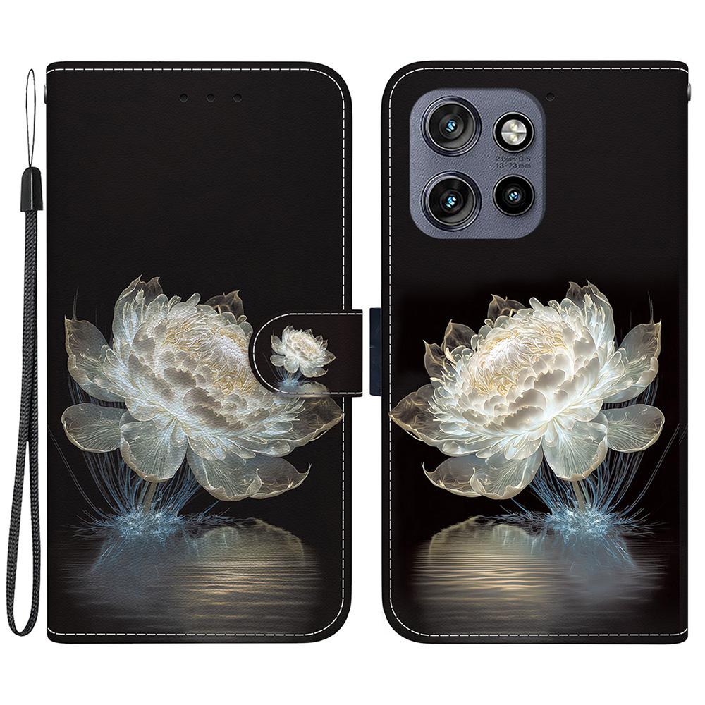 For Motorola Edge 50 Neo 5G/Moto S50 5G/Thinkphone 25 5G Wallet Phone Case Anti-Drop Leather Flip Cover Pattern Printing