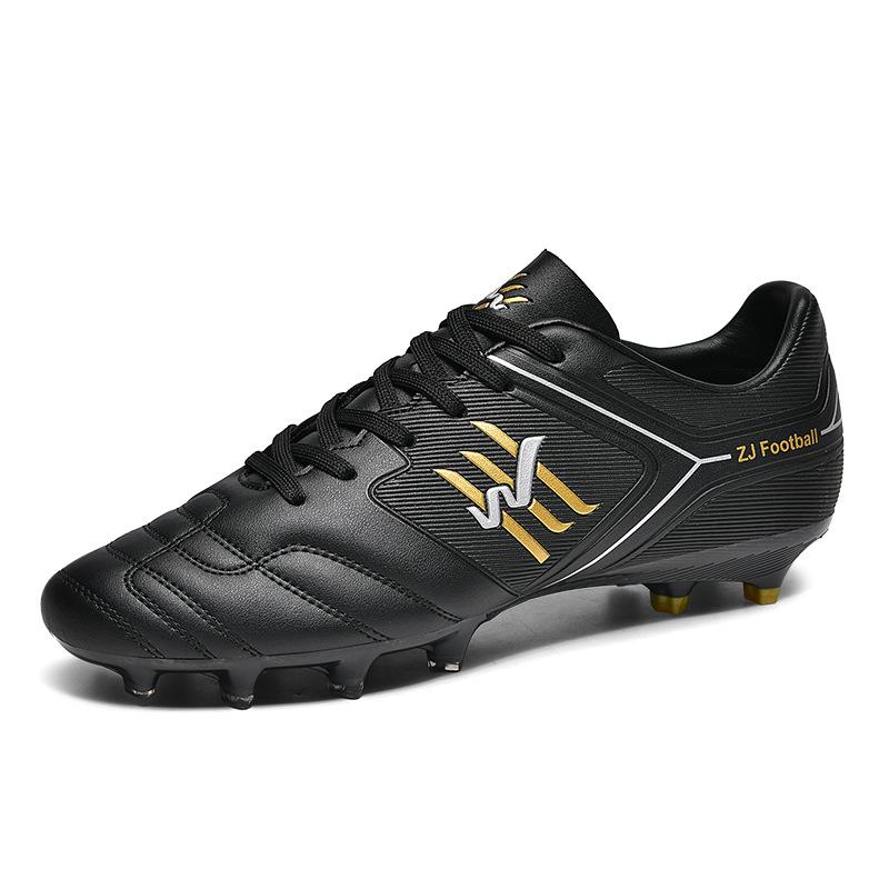 New football shoes new men's and women's low-top spikes fashion grass non-slip teenagers
