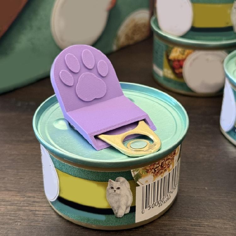 2 Piece Nonslip Handle Pet Can Opener Portable Ergonomic Manual Tab Lifter For Dog Cats Food Can Kitchen Outdoor Use