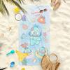 Kawaii Hangyodon Beach Towel Underwater Adventure Design Lightweight Absorbent Towel for Beach Pool Bath Travel