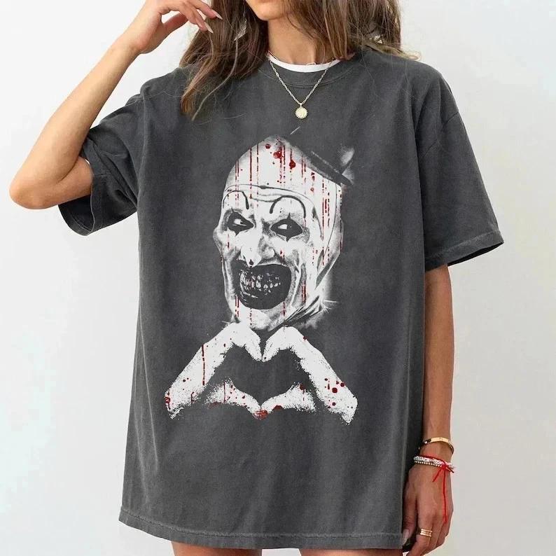 Art The Clown Terrifier Shirt, Scary Horror Clown T-Shirt AN57744 3XL