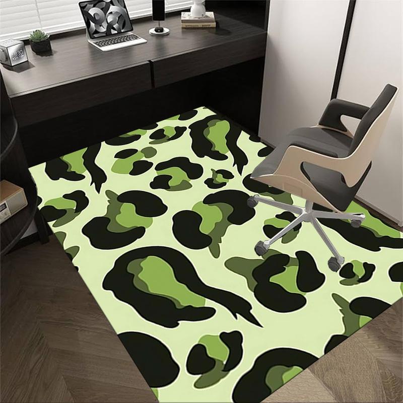 1PC Leopard print Extra Large Non Slip Floor carpet, Office, family, bedroom, Studio Large Area Rug Indoor Rugs, Vibrant Colors
