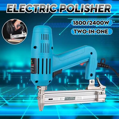 2400W Dual Use Electric Nail Gun Framing Tacker & Stapler Furniture F30 Staple Gun Adjustment Strength 220V Woodworking Tool