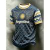 2026 Edition Argentine Fan Football Training T-Shirt - 3D Digital Printing - Comfortable and Breathable - Family Clothing
