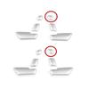 Compatible-for E-Class W204 W205 W212 W218 X204 X166 GLK ML X156 C117 Car Seat Adjust Memory Unlock Button Cover Sticker