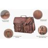 Handmade Men's Genuine Leather Vintage Laptop Messenger Briefcase Bag Satchel