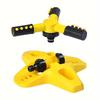 Durable 360-Degree Automatic Rotating Sprinkler Head | No Battery Needed, Ideal for Lawn & Garden Irrigation, Garden Watering Solution