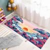 Japanese Japanese Style Ukiyo-e Entrance Hall Carpet Kanagawa Surf Balcony Kitchen Living Room Bedroom  Anti-skid Floor Mat